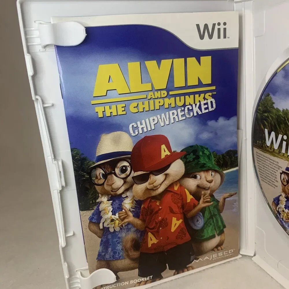 Alvin and the Chipmunks: Chipwrecked (Nintendo Wii, 2011)‎ Complete
